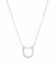 Lumina Forge Lucky Horseshoe Moissanite Necklace