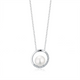 Lumina Pearl Orbit Pendant Necklace