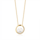 Lumina Pearl Orbit Pendant Necklace