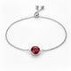 Halo of Light Garnet Guardian Bracelet