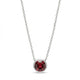 Halo of Light Garnet Guardian Necklace