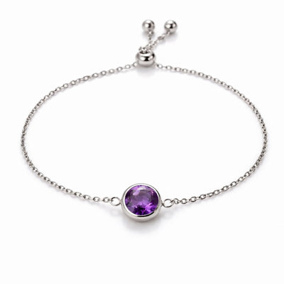 Halo of Light Amethyst Serenity Bracelet