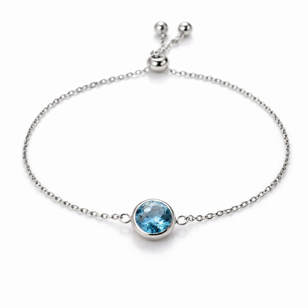 Halo of Light Aquamarine Harmony Bracelet