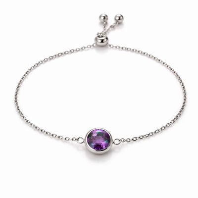 Halo of Light Alexandrite Purity Bracelet