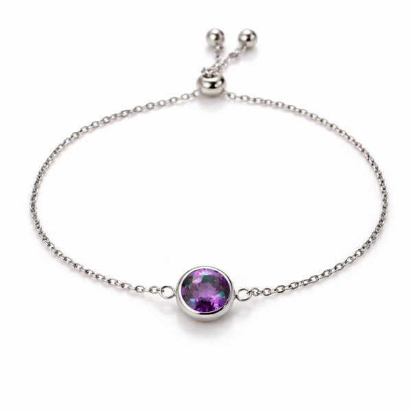 Halo of Light Alexandrite Purity Bracelet