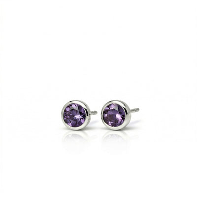 Halo of Light Alexandrite Purity Earstuds