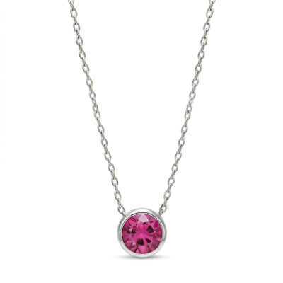 Halo of Light Ruby Vitality Necklace