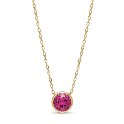 Halo of Light Ruby Vitality Necklace