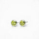 Halo of Light Peridot Prosperity Earstuds