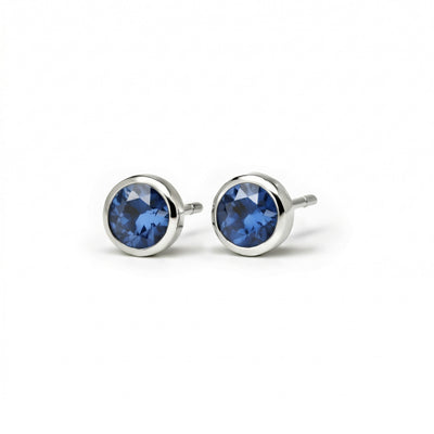 Halo of Light Sapphire Loyalty Earstuds