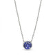 Halo of Light Tanzanite Tranquility Necklace