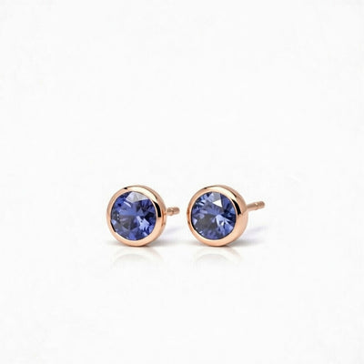 Halo of Light Tanzanite Tranquility Earstuds