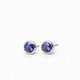 Halo of Light Tanzanite Tranquility Earstuds