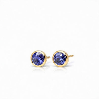 Halo of Light Tanzanite Tranquility Earstuds