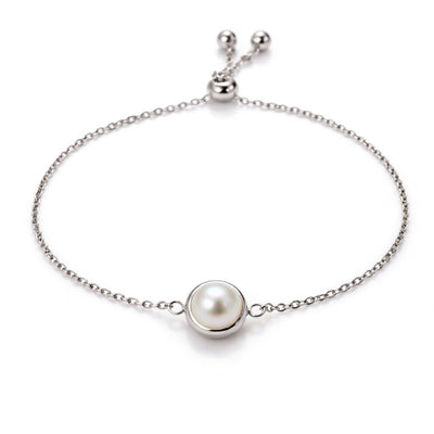 Halo of Light Pearl Purity Bracelet