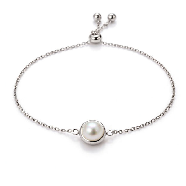 Halo of Light Pearl Purity Bracelet
