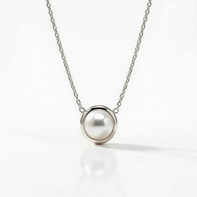 Halo of Light Pearl Purity Necklace