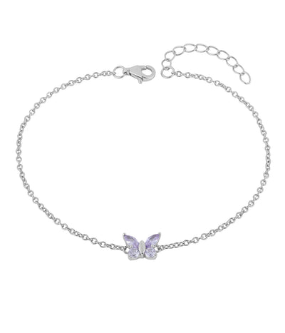Starlight Alexandrite Butterfly Bracelet