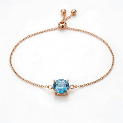 Luminary Heirloom Clarity Blue Topaz Bracelet