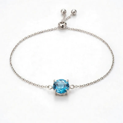 Luminary Heirloom Clarity Blue Topaz Bracelet