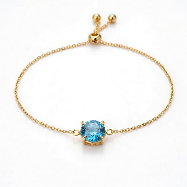 Luminary Heirloom Clarity Blue Topaz Bracelet