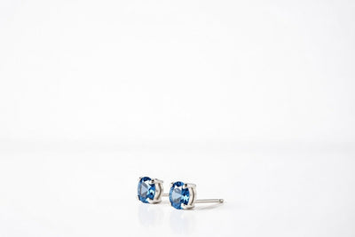 Luminary Heirloom Clarity Blue Topaz Earstuds