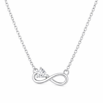 Eternal Heart Diamond Infinite Pendant