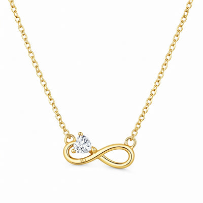 Eternal Heart Diamond Infinite Pendant