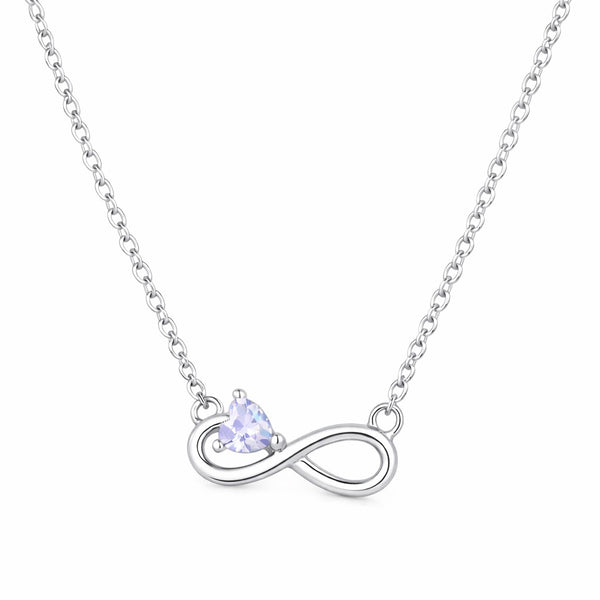 Eternal Heart Alexandrite Infinite Pendant