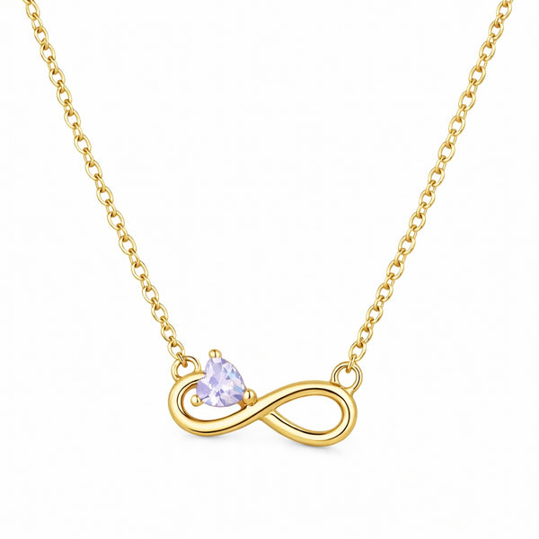 Eternal Heart Alexandrite Infinite Pendant