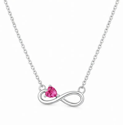 Eternal Heart Ruby Infinite Pendant