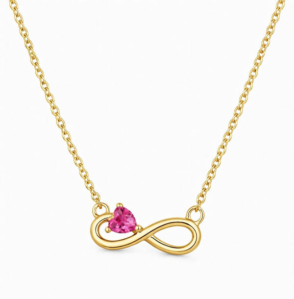 Eternal Heart Ruby Infinite Pendant