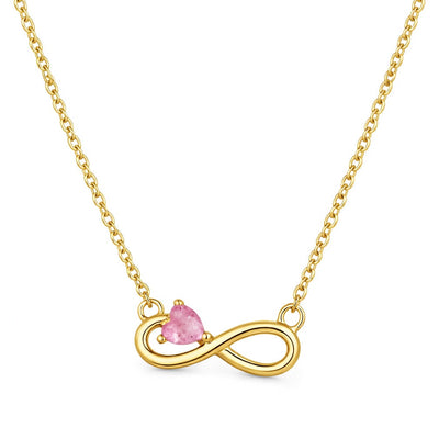 Eternal Heart Tourmaline Infinite Pendant