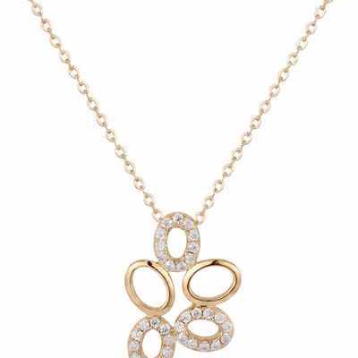 Lumina Forge Eternal Bloom Moissanite Necklace