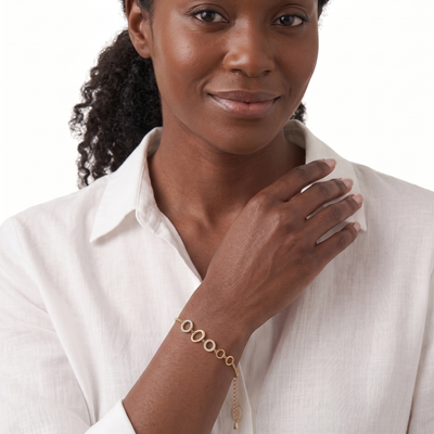 Lumina Forge Eternal Bloom Moissanite Bracelet